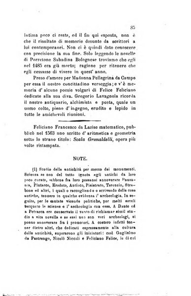 Archivio storico veronese Raccolta di documenti e notizie riguardanti la storia politica, amministrativa, letteraria e scientifica della città e della provincia