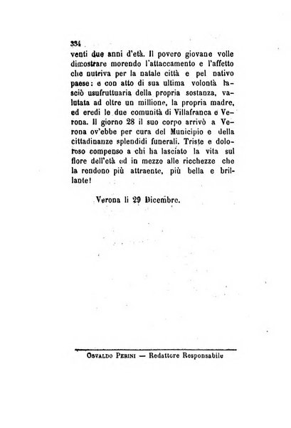 Archivio storico veronese Raccolta di documenti e notizie riguardanti la storia politica, amministrativa, letteraria e scientifica della città e della provincia