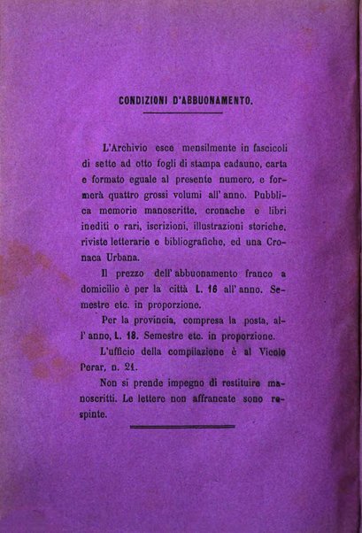 Archivio storico veronese Raccolta di documenti e notizie riguardanti la storia politica, amministrativa, letteraria e scientifica della città e della provincia