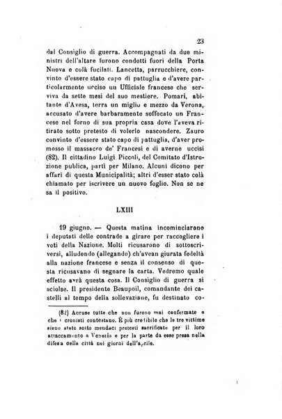 Archivio storico veronese Raccolta di documenti e notizie riguardanti la storia politica, amministrativa, letteraria e scientifica della città e della provincia