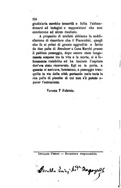 Archivio storico veronese Raccolta di documenti e notizie riguardanti la storia politica, amministrativa, letteraria e scientifica della città e della provincia