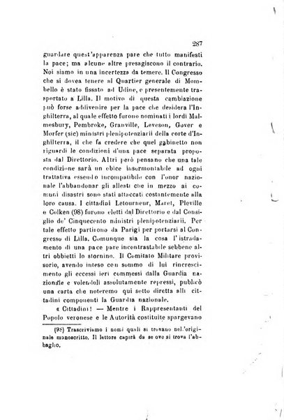 Archivio storico veronese Raccolta di documenti e notizie riguardanti la storia politica, amministrativa, letteraria e scientifica della città e della provincia