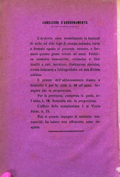 Archivio storico veronese Raccolta di documenti e notizie riguardanti la storia politica, amministrativa, letteraria e scientifica della città e della provincia