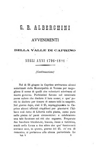 Archivio storico veronese Raccolta di documenti e notizie riguardanti la storia politica, amministrativa, letteraria e scientifica della città e della provincia