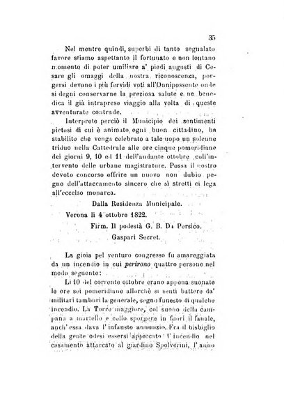 Archivio storico veronese Raccolta di documenti e notizie riguardanti la storia politica, amministrativa, letteraria e scientifica della città e della provincia