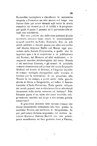 Archivio storico veronese Raccolta di documenti e notizie riguardanti la storia politica, amministrativa, letteraria e scientifica della città e della provincia