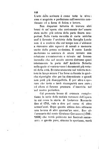 Archivio storico veronese Raccolta di documenti e notizie riguardanti la storia politica, amministrativa, letteraria e scientifica della città e della provincia