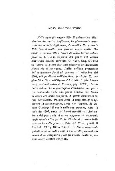 Archivio storico veronese Raccolta di documenti e notizie riguardanti la storia politica, amministrativa, letteraria e scientifica della città e della provincia