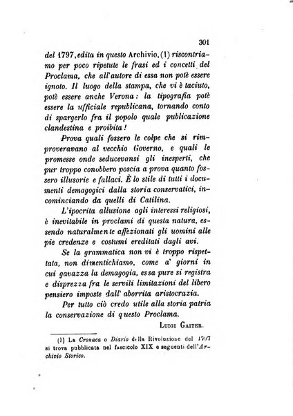 Archivio storico veronese Raccolta di documenti e notizie riguardanti la storia politica, amministrativa, letteraria e scientifica della città e della provincia