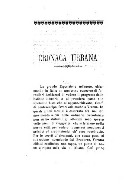 Archivio storico veronese Raccolta di documenti e notizie riguardanti la storia politica, amministrativa, letteraria e scientifica della città e della provincia