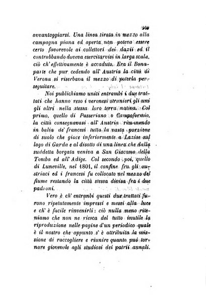 Archivio storico veronese Raccolta di documenti e notizie riguardanti la storia politica, amministrativa, letteraria e scientifica della città e della provincia