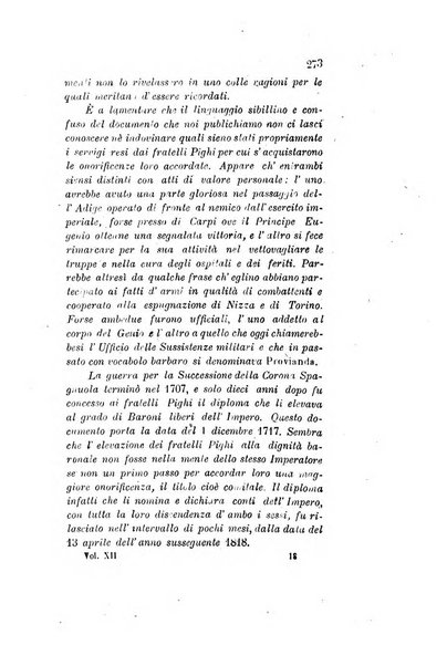 Archivio storico veronese Raccolta di documenti e notizie riguardanti la storia politica, amministrativa, letteraria e scientifica della città e della provincia