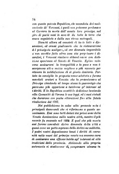 Archivio storico veronese Raccolta di documenti e notizie riguardanti la storia politica, amministrativa, letteraria e scientifica della città e della provincia