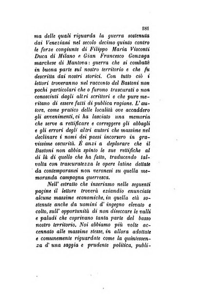 Archivio storico veronese Raccolta di documenti e notizie riguardanti la storia politica, amministrativa, letteraria e scientifica della città e della provincia