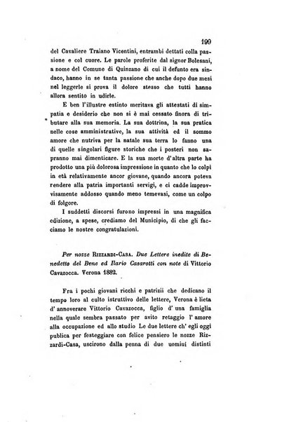 Archivio storico veronese Raccolta di documenti e notizie riguardanti la storia politica, amministrativa, letteraria e scientifica della città e della provincia