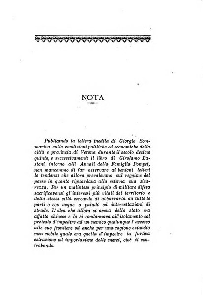 Archivio storico veronese Raccolta di documenti e notizie riguardanti la storia politica, amministrativa, letteraria e scientifica della città e della provincia