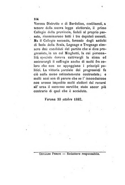 Archivio storico veronese Raccolta di documenti e notizie riguardanti la storia politica, amministrativa, letteraria e scientifica della città e della provincia