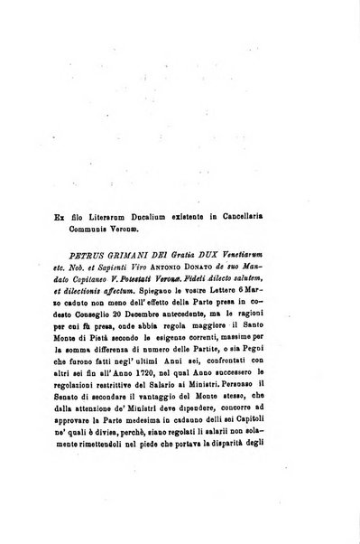 Archivio storico veronese Raccolta di documenti e notizie riguardanti la storia politica, amministrativa, letteraria e scientifica della città e della provincia