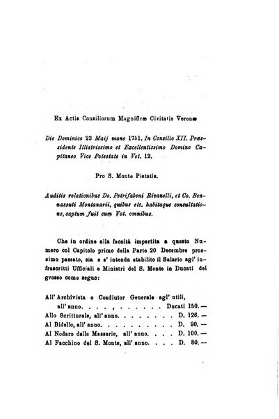 Archivio storico veronese Raccolta di documenti e notizie riguardanti la storia politica, amministrativa, letteraria e scientifica della città e della provincia