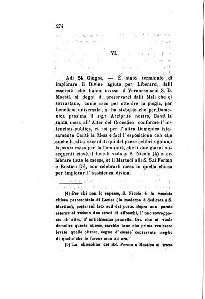 Archivio storico veronese Raccolta di documenti e notizie riguardanti la storia politica, amministrativa, letteraria e scientifica della città e della provincia