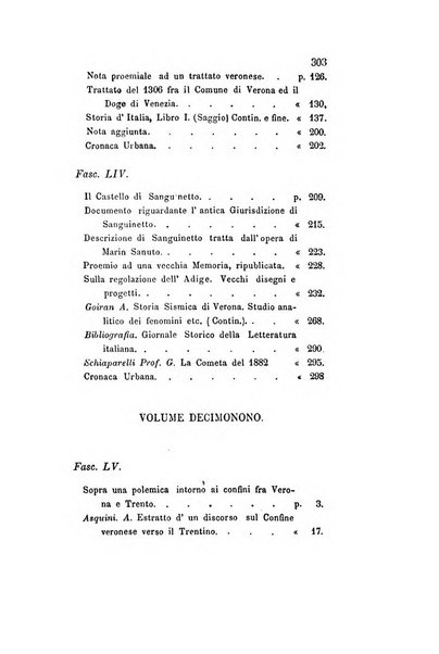 Archivio storico veronese Raccolta di documenti e notizie riguardanti la storia politica, amministrativa, letteraria e scientifica della città e della provincia