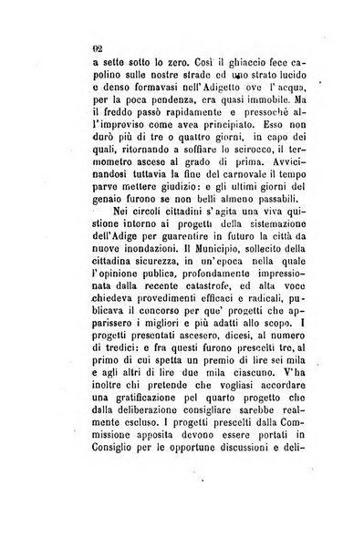 Archivio storico veronese Raccolta di documenti e notizie riguardanti la storia politica, amministrativa, letteraria e scientifica della città e della provincia