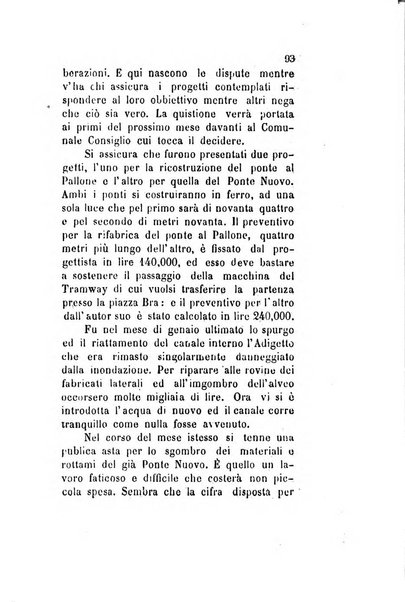 Archivio storico veronese Raccolta di documenti e notizie riguardanti la storia politica, amministrativa, letteraria e scientifica della città e della provincia