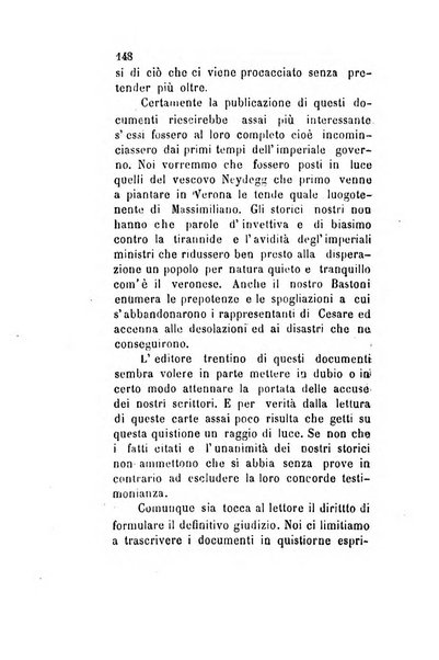 Archivio storico veronese Raccolta di documenti e notizie riguardanti la storia politica, amministrativa, letteraria e scientifica della città e della provincia