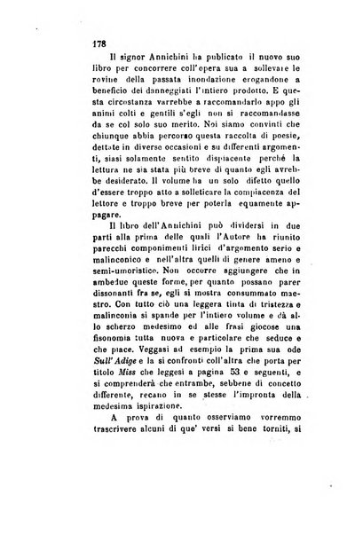 Archivio storico veronese Raccolta di documenti e notizie riguardanti la storia politica, amministrativa, letteraria e scientifica della città e della provincia