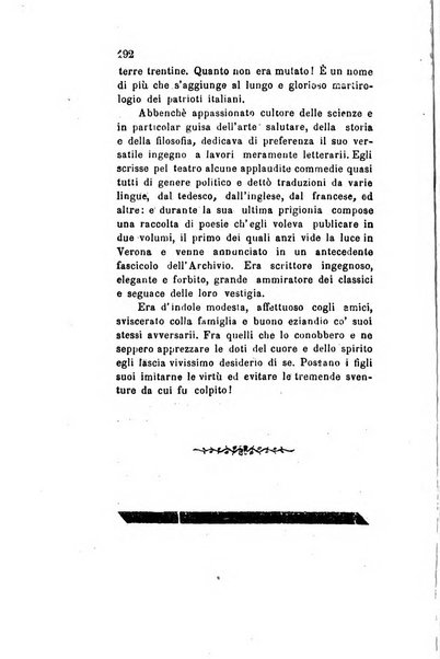 Archivio storico veronese Raccolta di documenti e notizie riguardanti la storia politica, amministrativa, letteraria e scientifica della città e della provincia