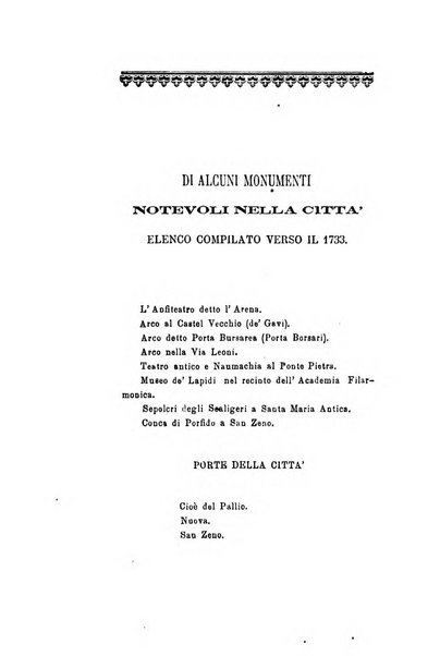 Archivio storico veronese Raccolta di documenti e notizie riguardanti la storia politica, amministrativa, letteraria e scientifica della città e della provincia