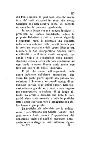 Archivio storico veronese Raccolta di documenti e notizie riguardanti la storia politica, amministrativa, letteraria e scientifica della città e della provincia