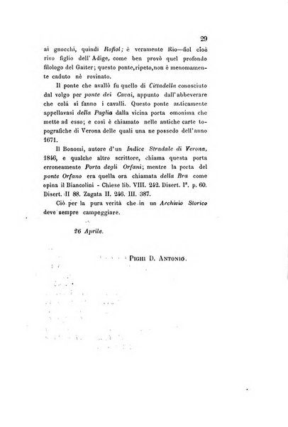 Archivio storico veronese Raccolta di documenti e notizie riguardanti la storia politica, amministrativa, letteraria e scientifica della città e della provincia