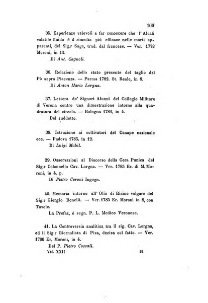 Archivio storico veronese Raccolta di documenti e notizie riguardanti la storia politica, amministrativa, letteraria e scientifica della città e della provincia