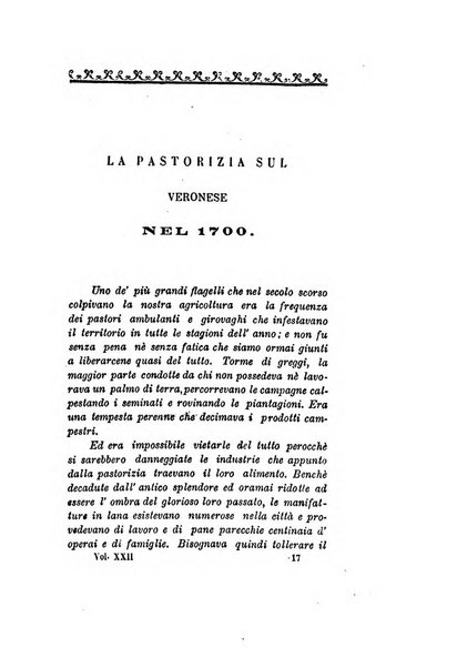 Archivio storico veronese Raccolta di documenti e notizie riguardanti la storia politica, amministrativa, letteraria e scientifica della città e della provincia