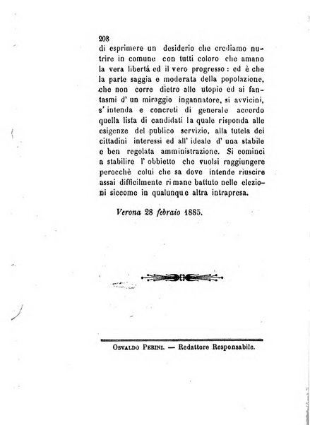 Archivio storico veronese Raccolta di documenti e notizie riguardanti la storia politica, amministrativa, letteraria e scientifica della città e della provincia