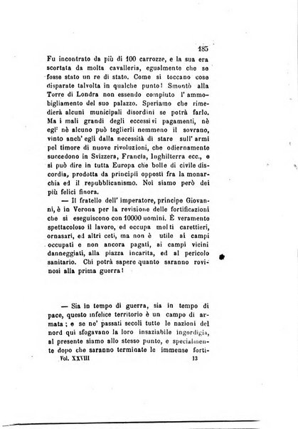 Archivio storico veronese Raccolta di documenti e notizie riguardanti la storia politica, amministrativa, letteraria e scientifica della città e della provincia