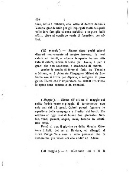 Archivio storico veronese Raccolta di documenti e notizie riguardanti la storia politica, amministrativa, letteraria e scientifica della città e della provincia