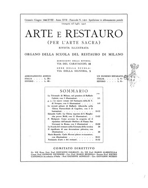 Arte e restauro rivista illustrata