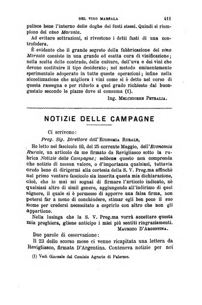 L'economia rurale, le arti ed il commercio