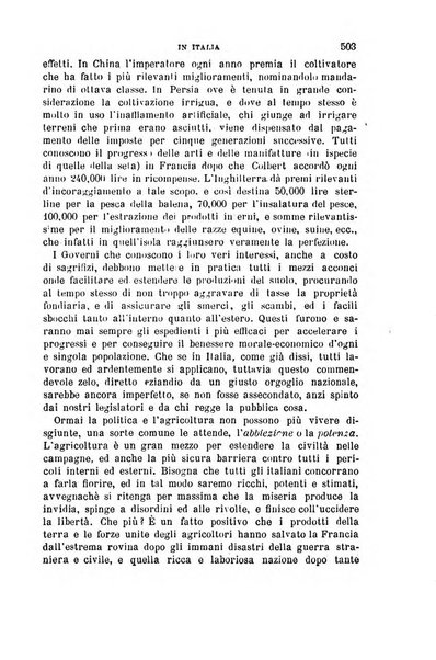 L'economia rurale, le arti ed il commercio