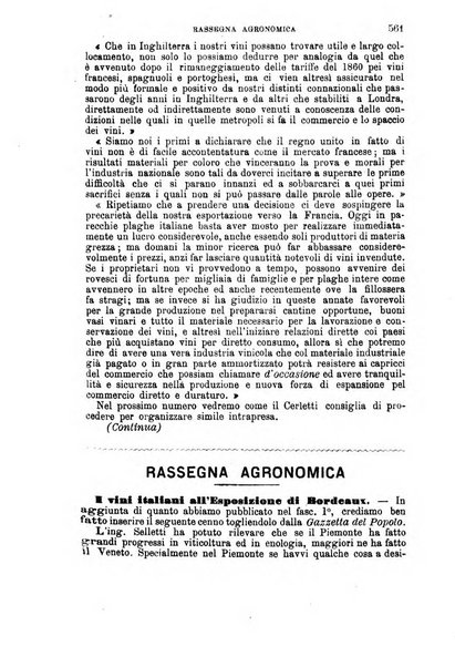 L'economia rurale, le arti ed il commercio