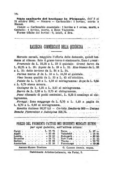 L'economia rurale, le arti ed il commercio