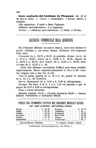 L'economia rurale, le arti ed il commercio