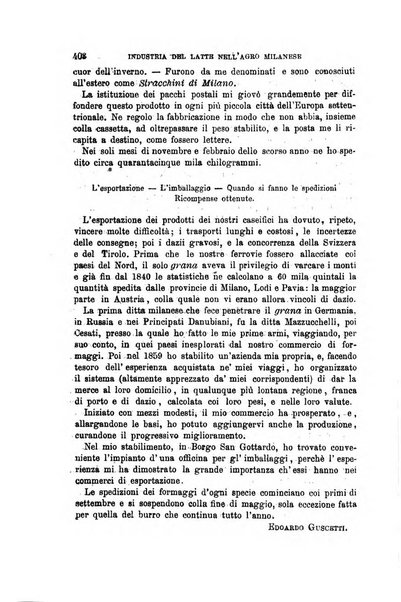 L'economia rurale, le arti ed il commercio