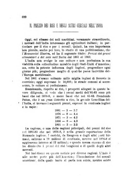 L'economia rurale, le arti ed il commercio