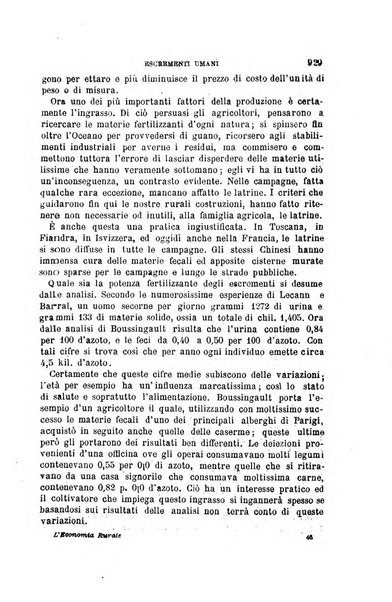 L'economia rurale, le arti ed il commercio