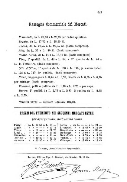 L'economia rurale, le arti ed il commercio