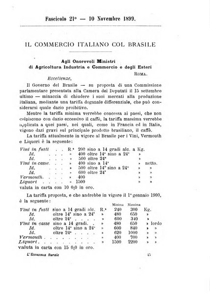 L'economia rurale, le arti ed il commercio