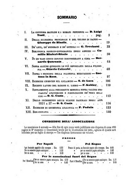 Il Giambattista Vico giornale scientifico fondato e pubblicato sotto gli auspici di Sua Altezza Reale il conte di Siracusa